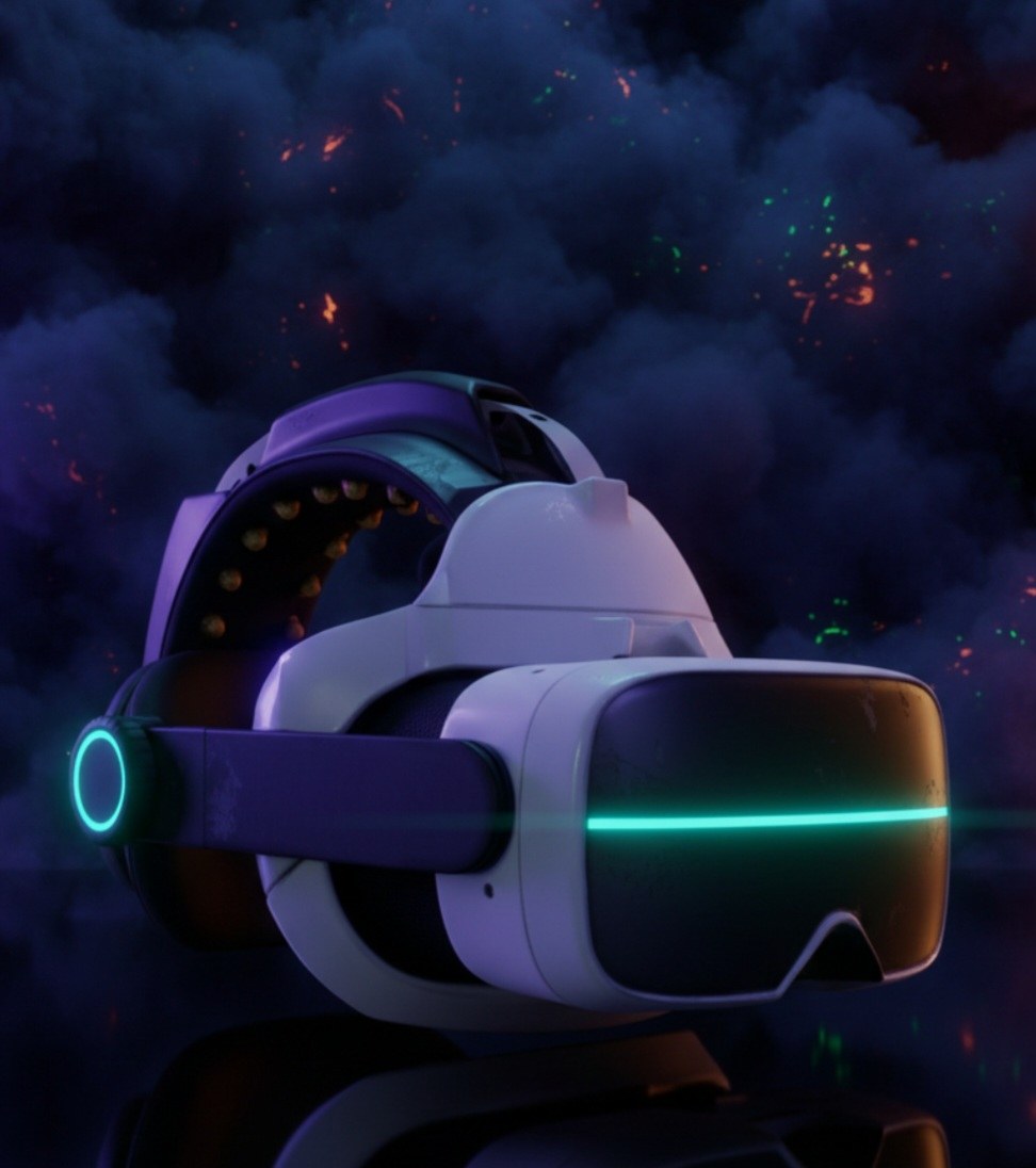 XiRo TeleOp Headset, three-quarter view